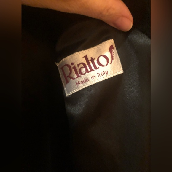 Wool Cashmere Coat Jacket With Pockets , Men’s Large, Made In Italy - Picture 4 of 4